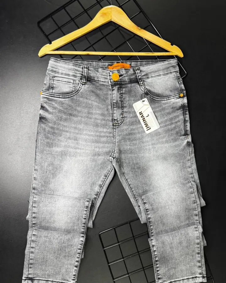 Calça jeans cinza
